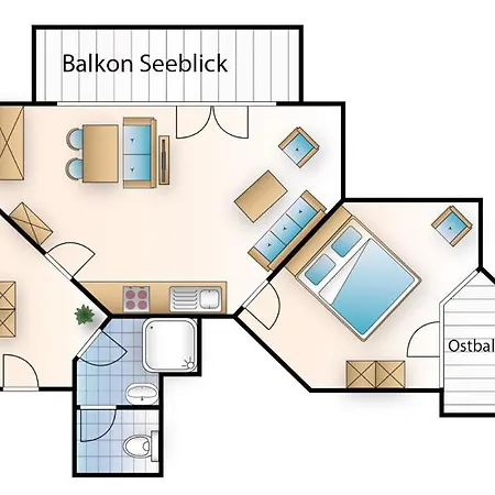 Gaestehaus Alpseeblick Apartamento